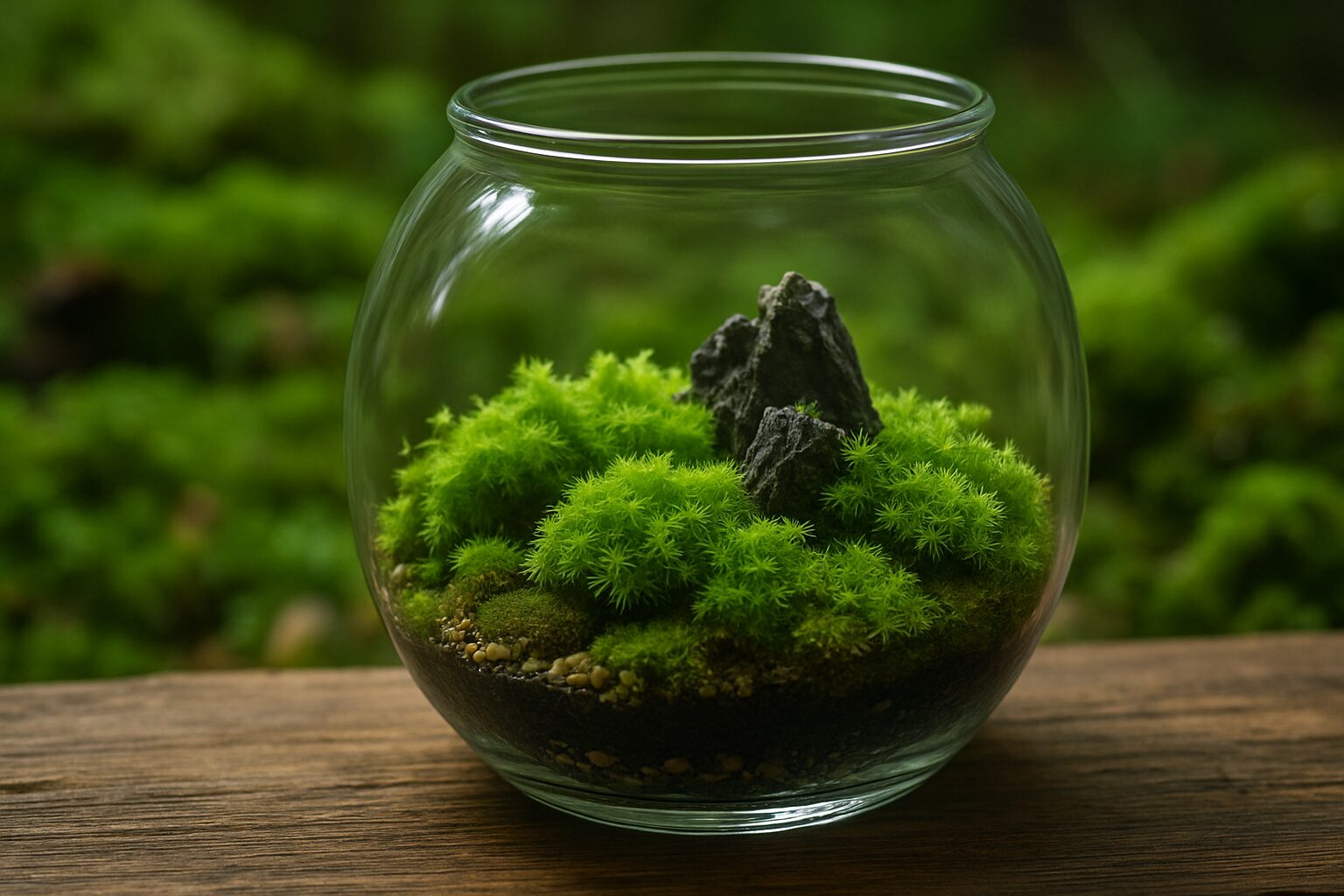 苔テラリウムの失敗しない作り方と土選びを初心者向けに解説