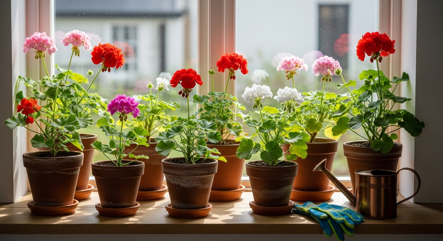 鉢植えで始める室内ゼラニウム栽培