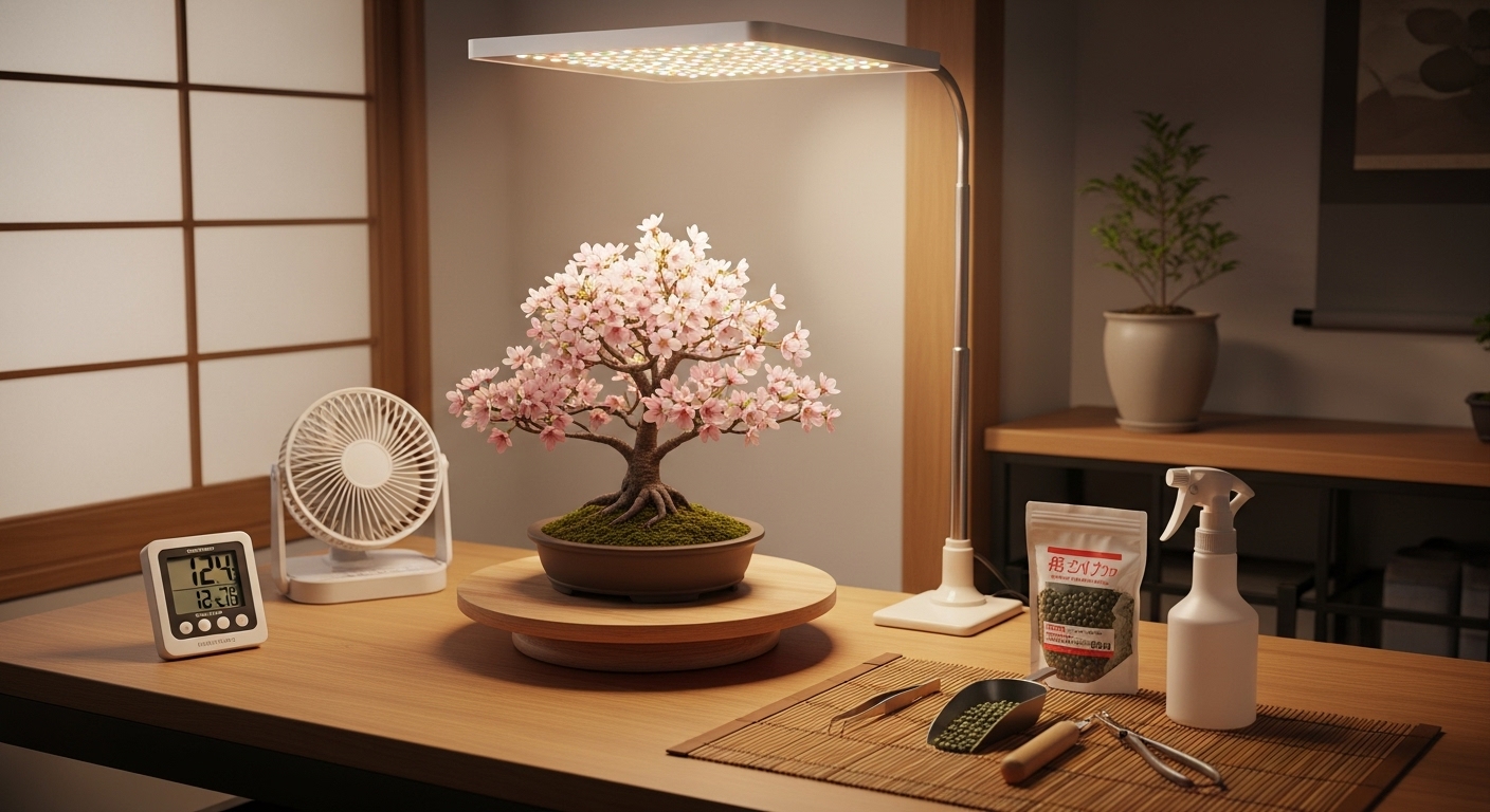 桜盆栽の室内での育て方と管理