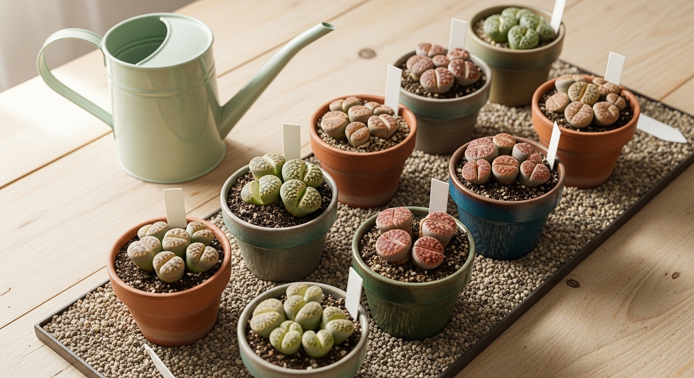 リトープスの育て方は難しい?初心者が知るべき基本