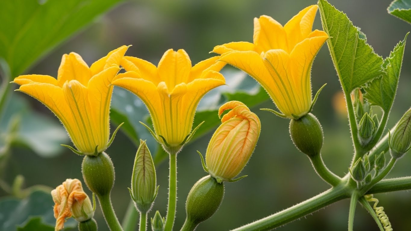 雄花と雌花の開花時期の違い