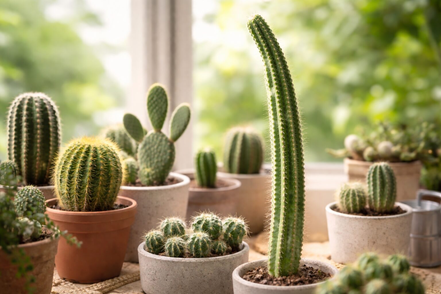 サボテンの育て方｜伸びすぎたら切る？初心者向け室内・外での管理法
