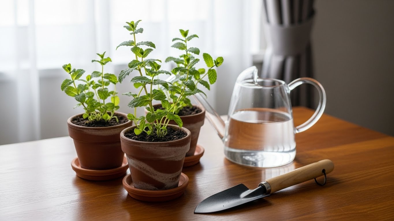 室内でのミントの育て方の基本