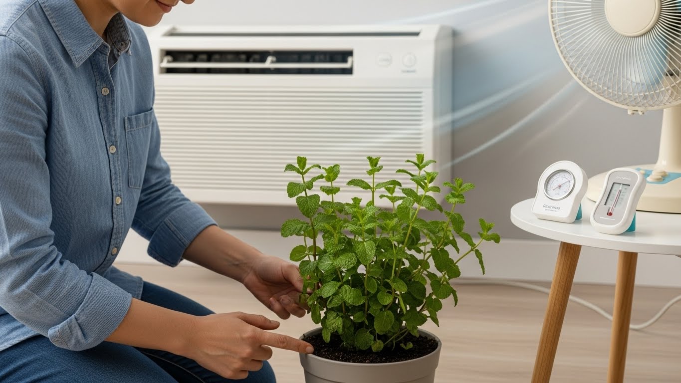 室内でミントを育てる際の注意点