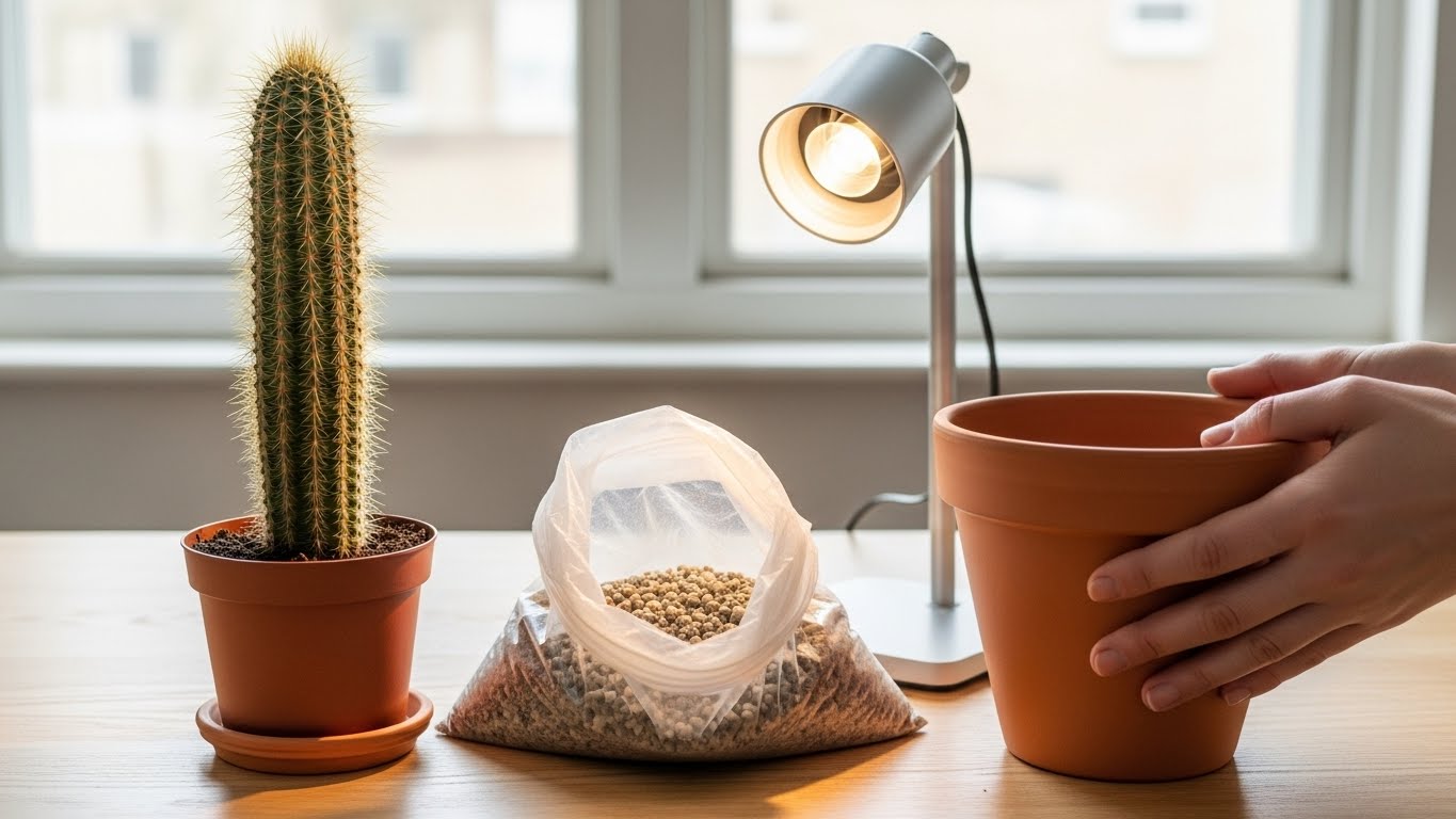 サボテンの育て方で伸びすぎたときの対処法