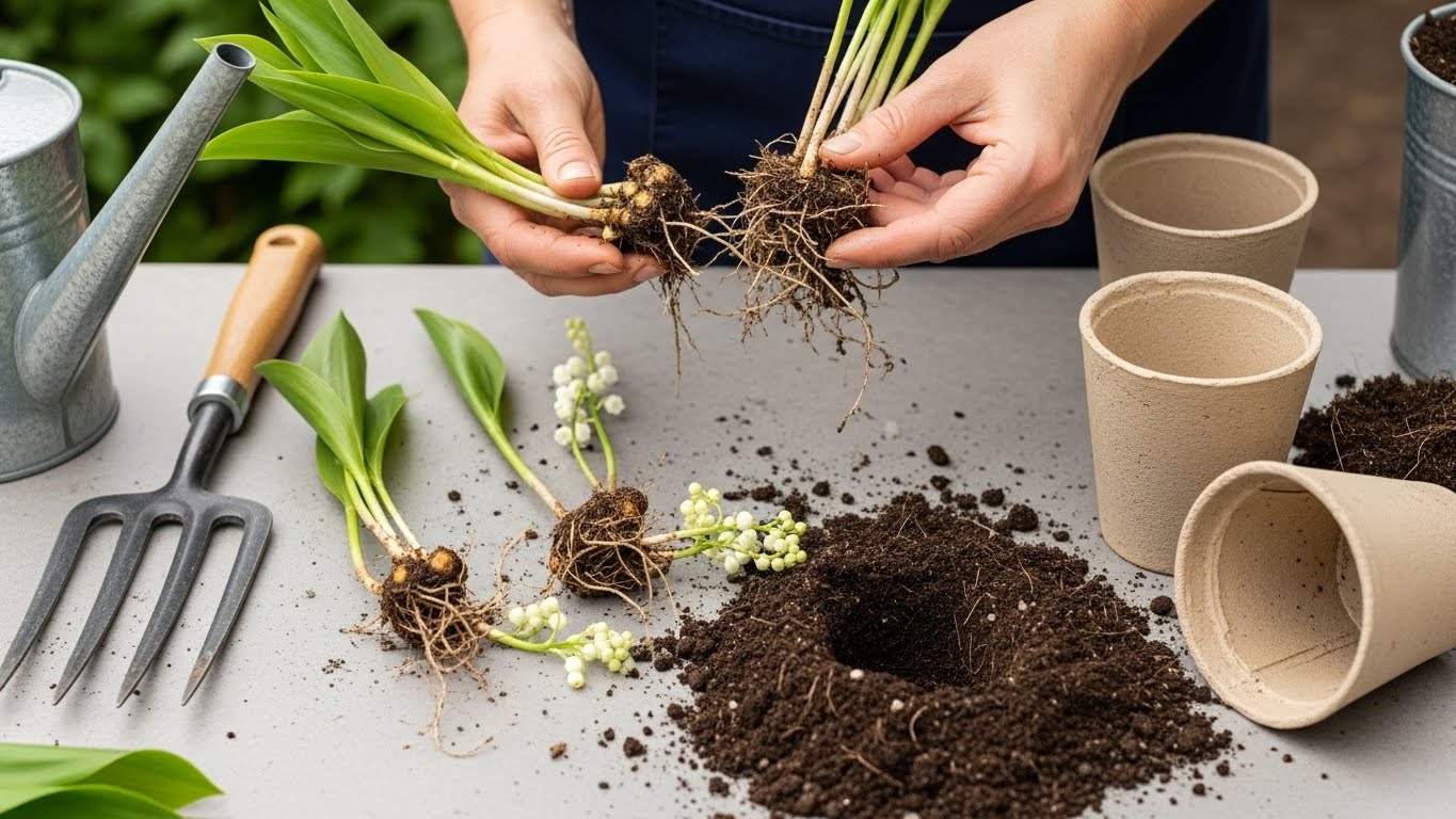 適切な植え替えと株分けの方法