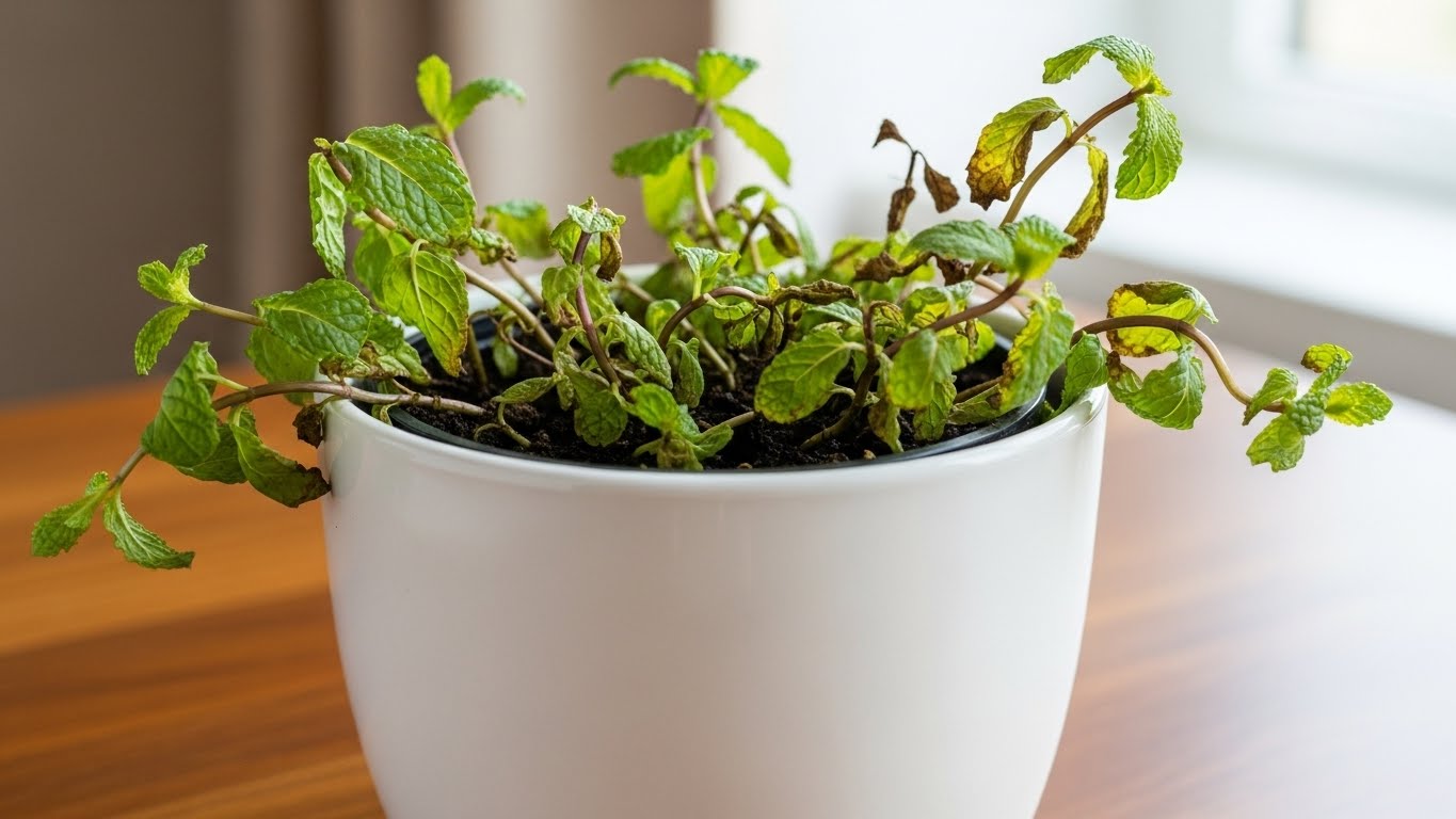 ミントが枯れる理由は何ですか?