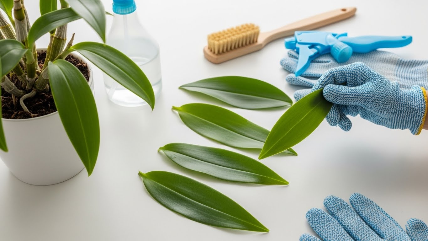 葉が白くなる症状への対応