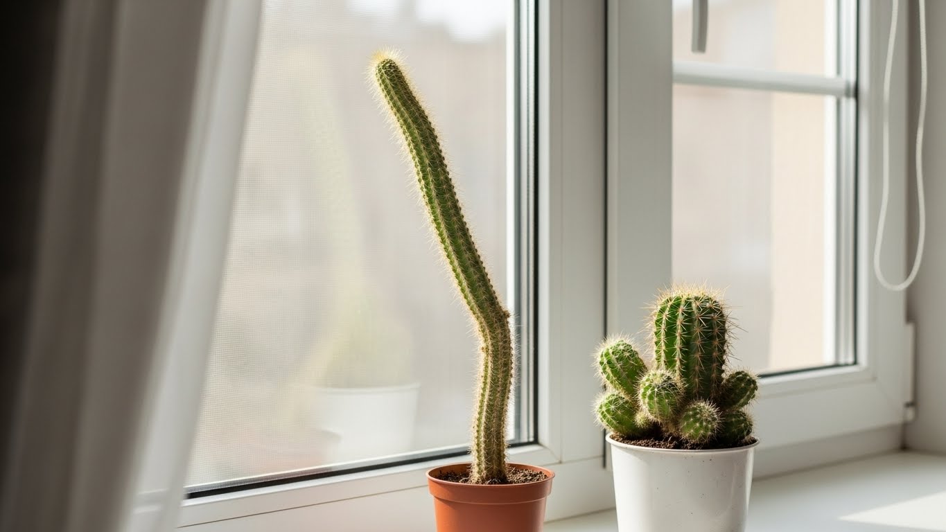 サボテンの育て方で伸びすぎる原因とは