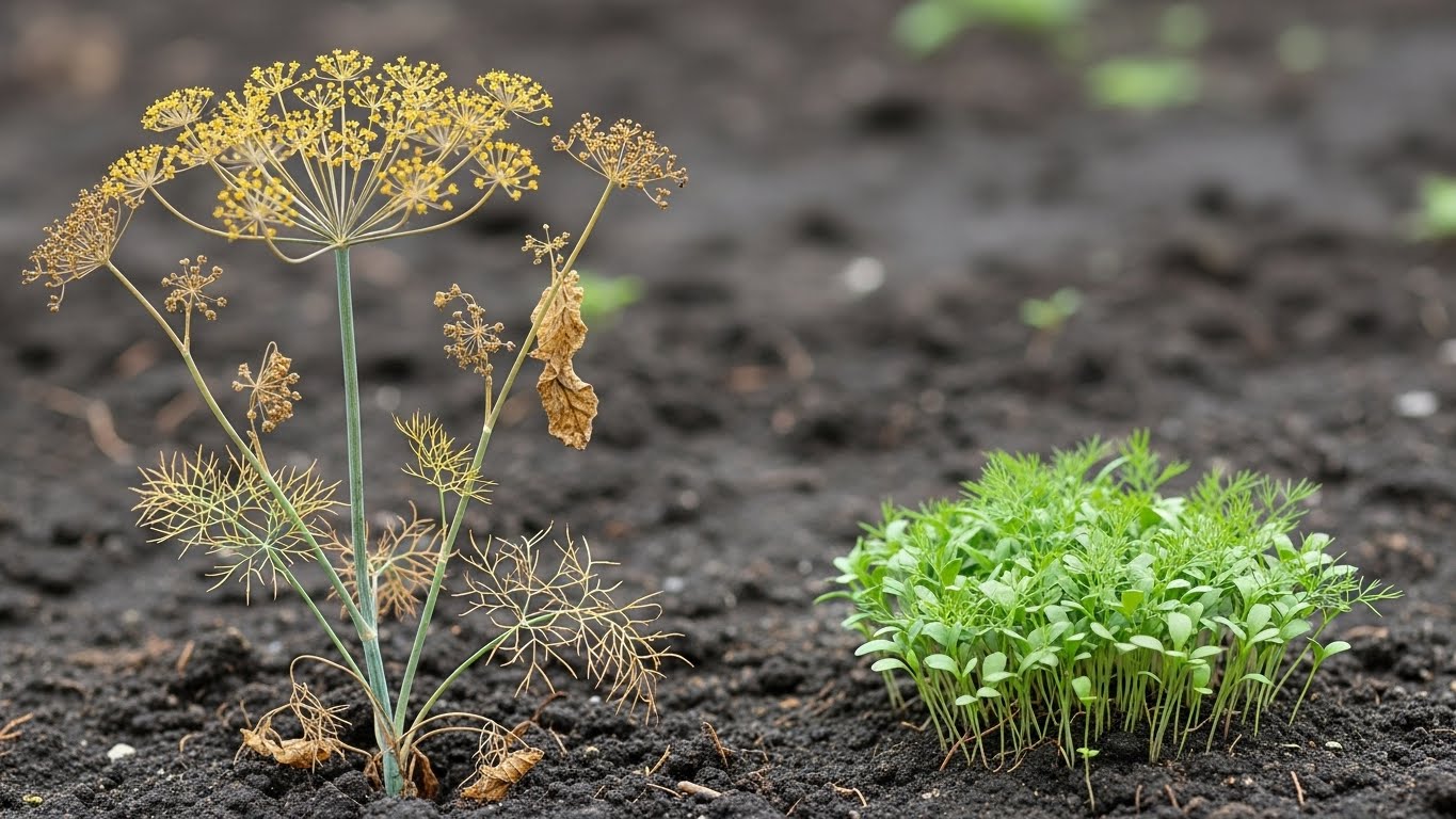 ディルはいつ枯れますか?