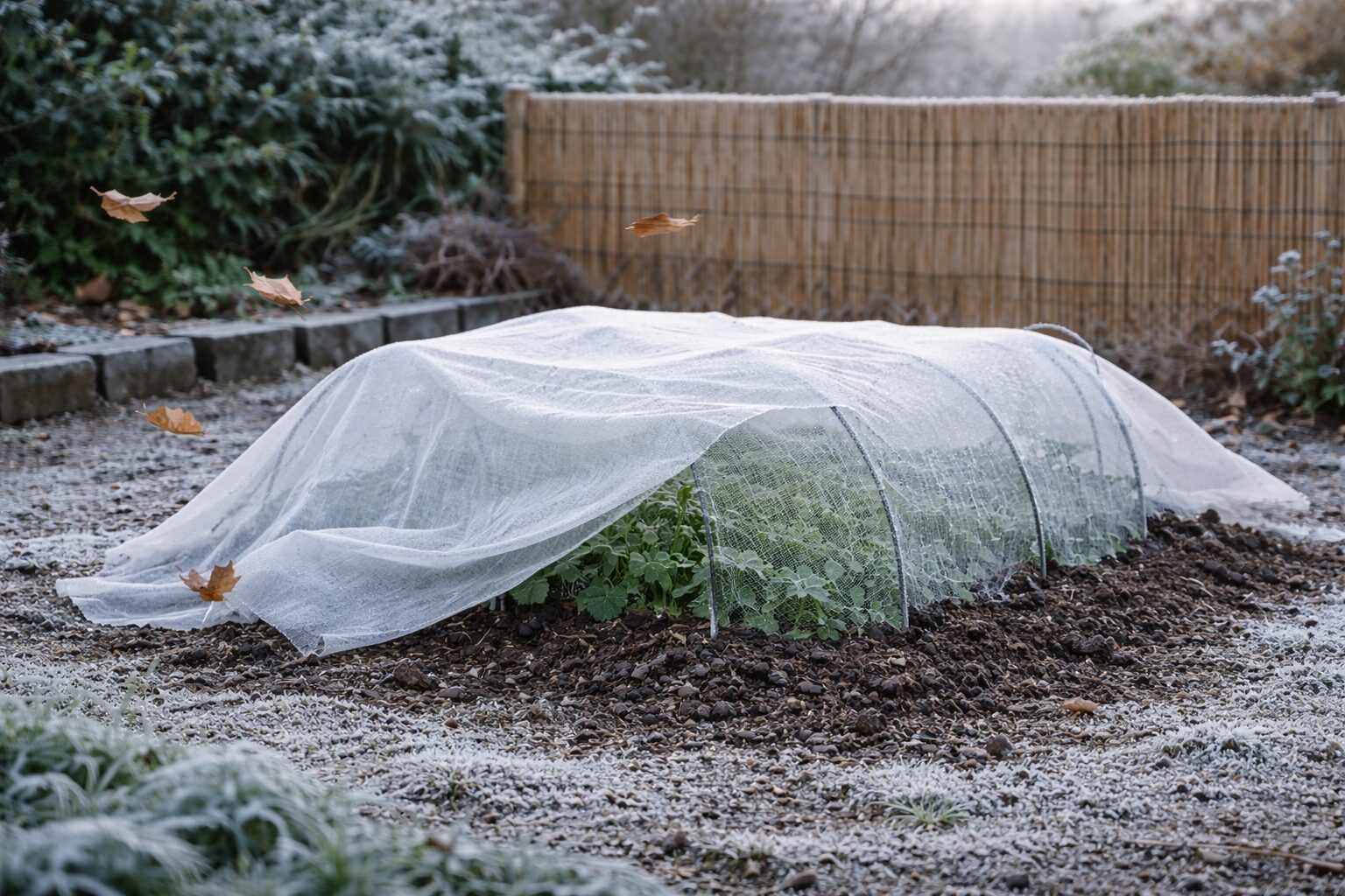 冬越し対策と霜・北風への備え