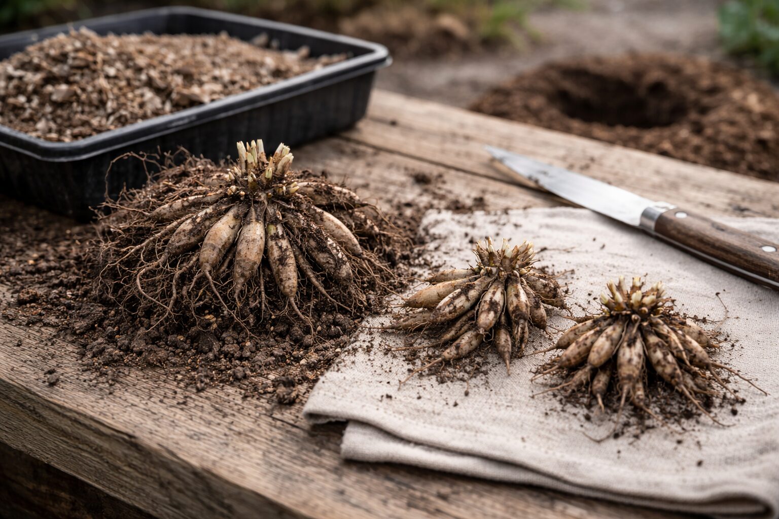 5年目の植え替えと分球の方法