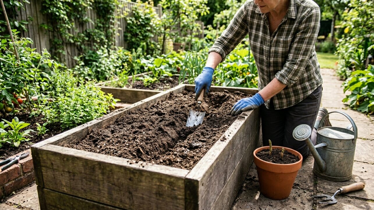 掘り上げから植え付けまでの手順