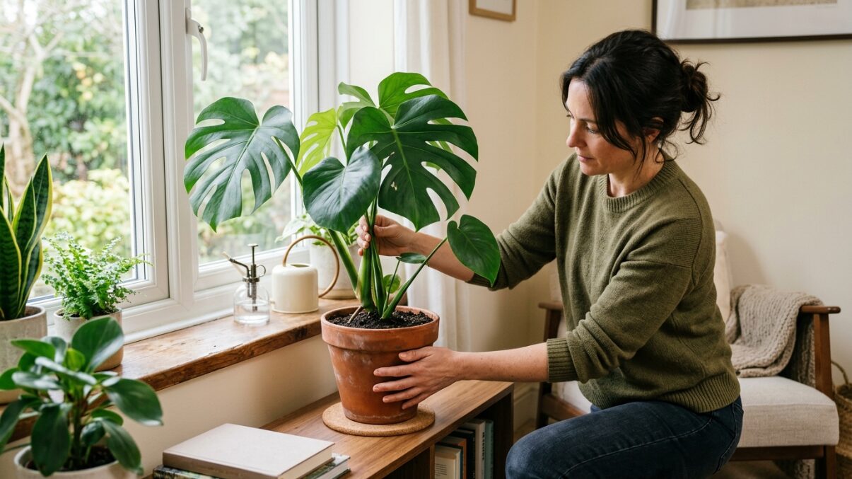 鉢回しで樹形のバランスを整える方法