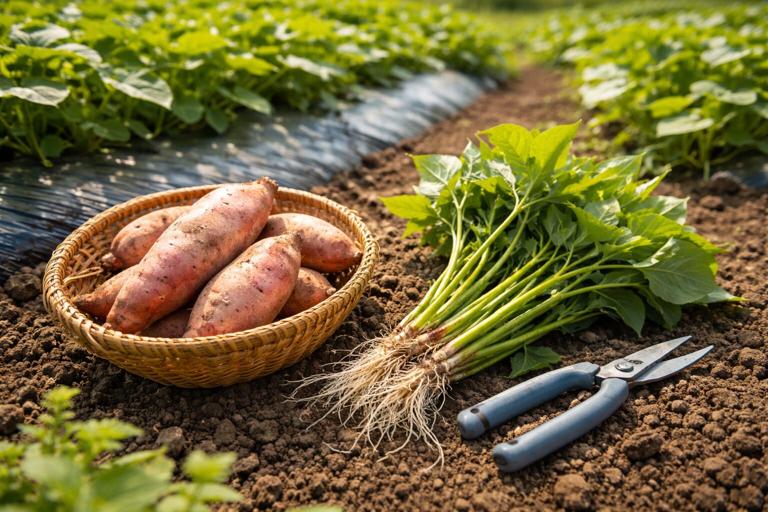 さつまいものつる取り用の育て方|種芋選びから採苗のコツまで解説