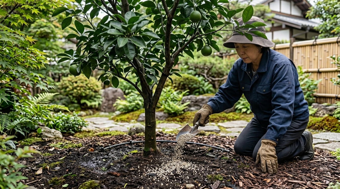肥料の与え方と年間の施肥時期