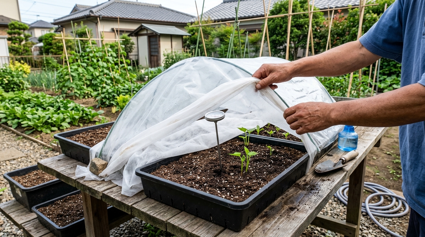 伏せ込みの温度・湿度管理のコツ