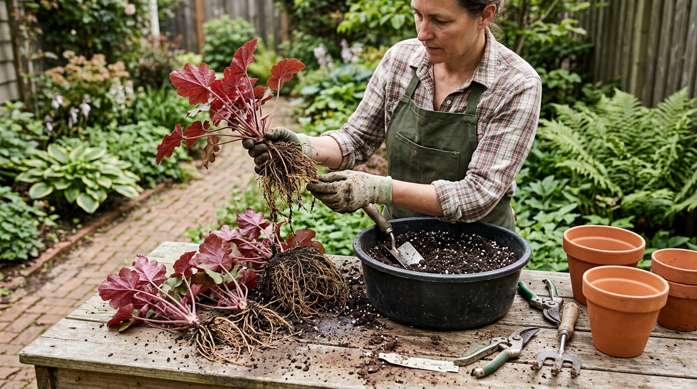 株分けや植え替えで株を若返らせる方法