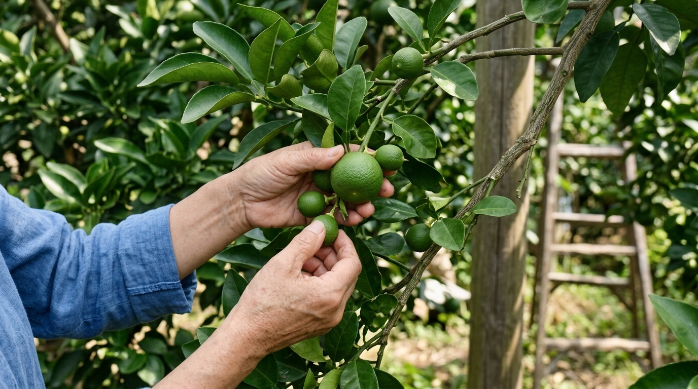 摘果の目安と葉果比の基準