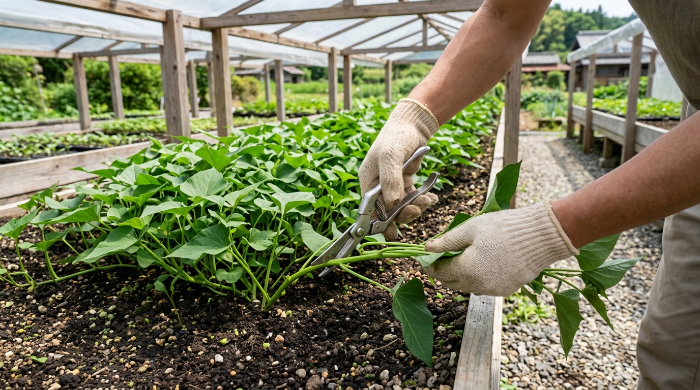 さつまいものつる取り用の育て方で失敗しない対策