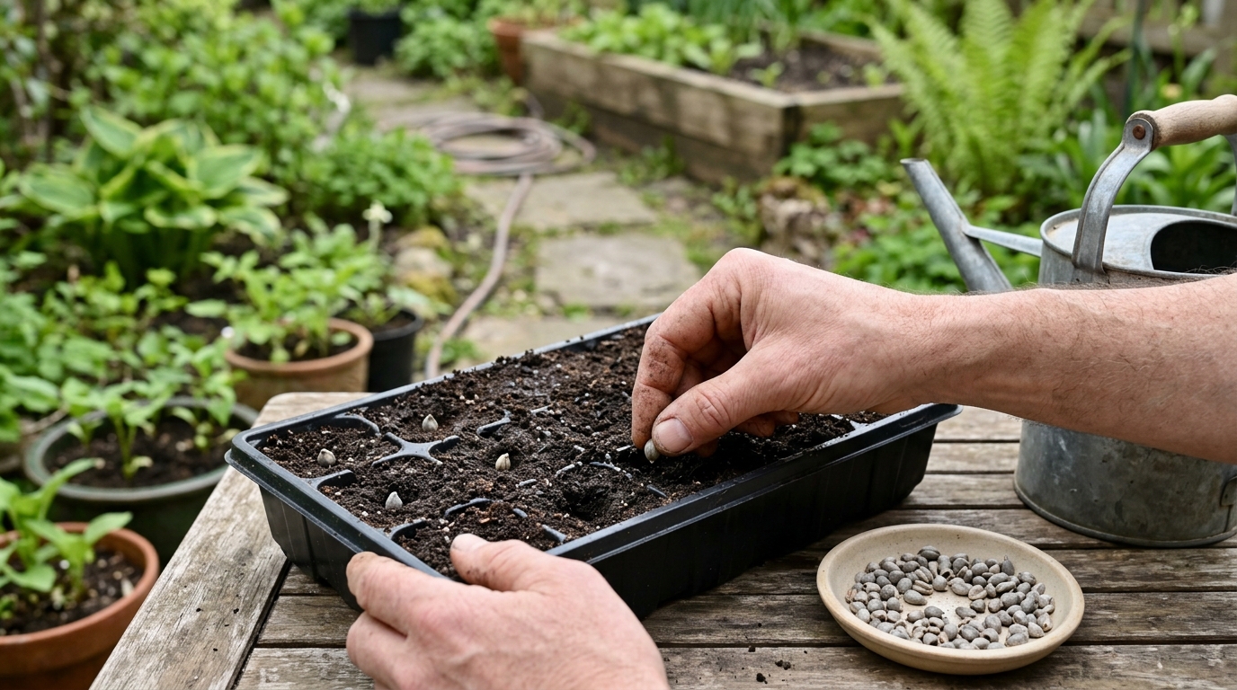 種まき時期と播種の手順