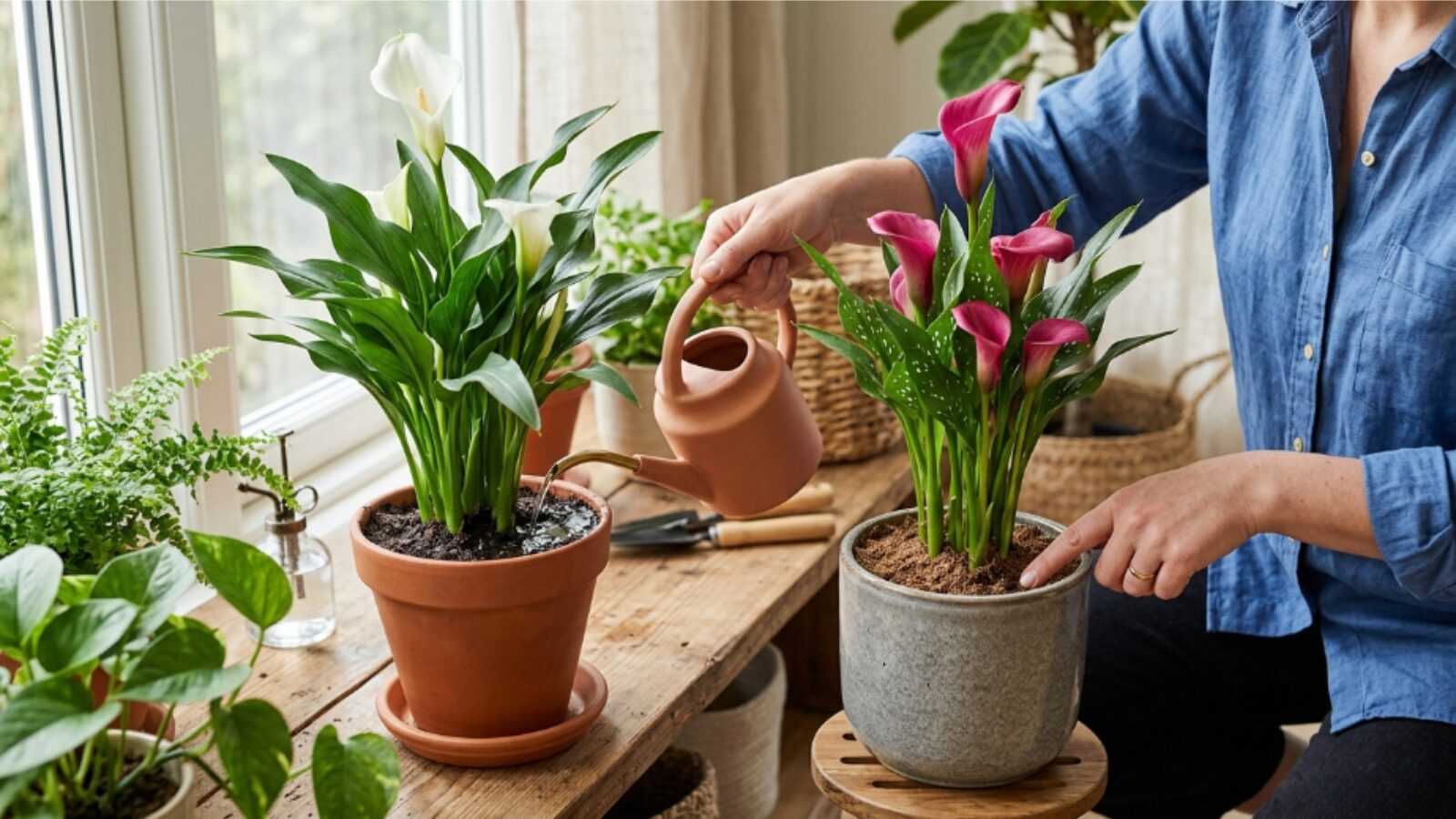 水やりは系統別にメリハリをつける
