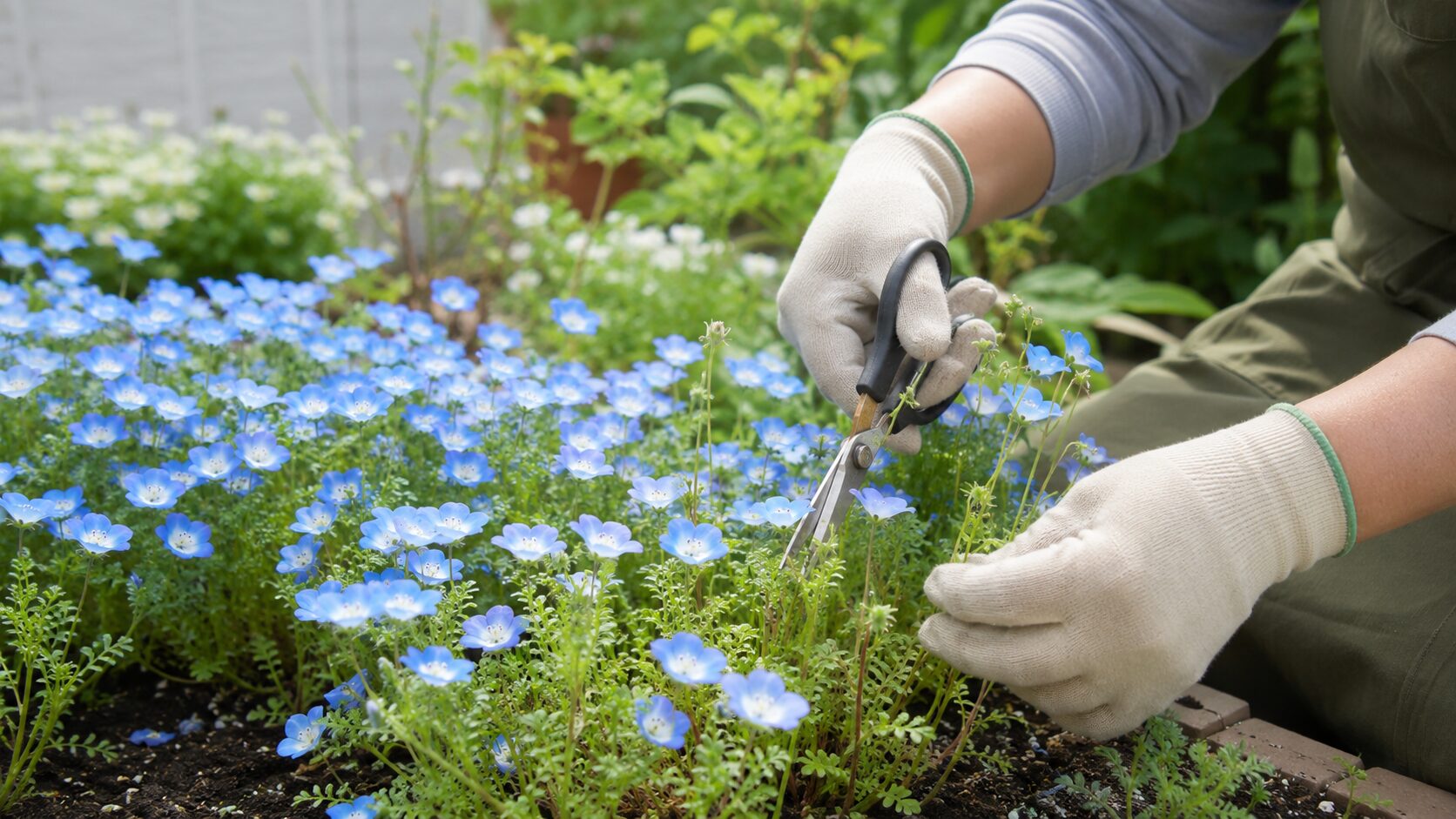 ネモフィラの育て方|切り戻し・花がら摘み・増やし方のコツ