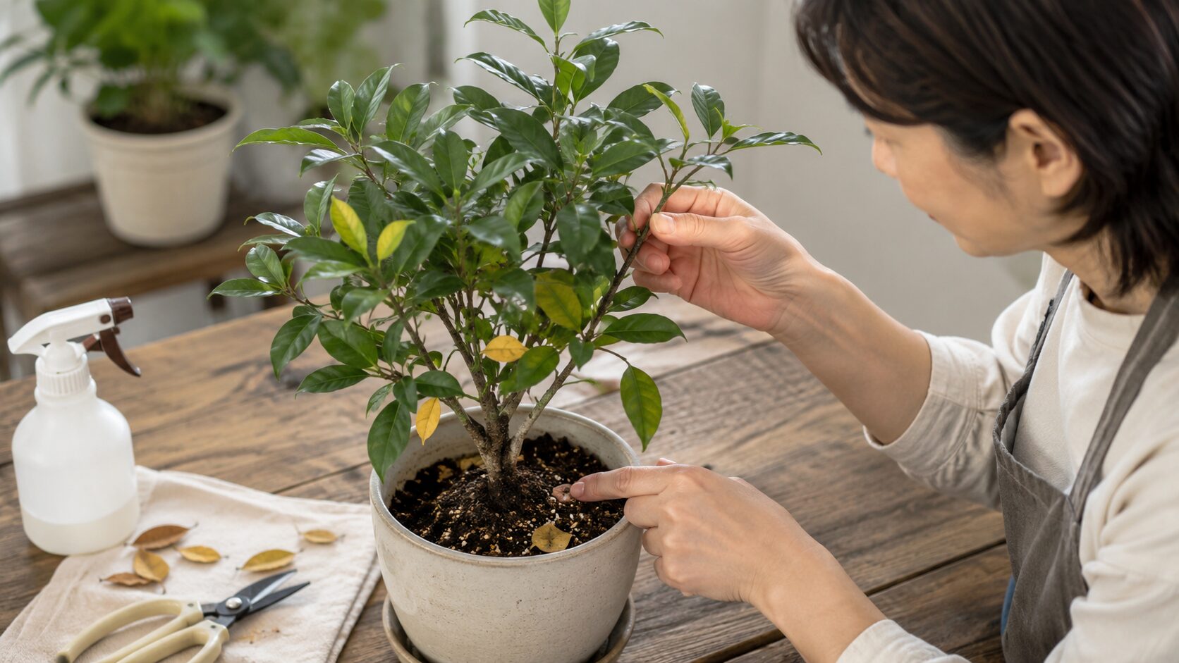 榊の鉢植えの育て方トラブル対処法