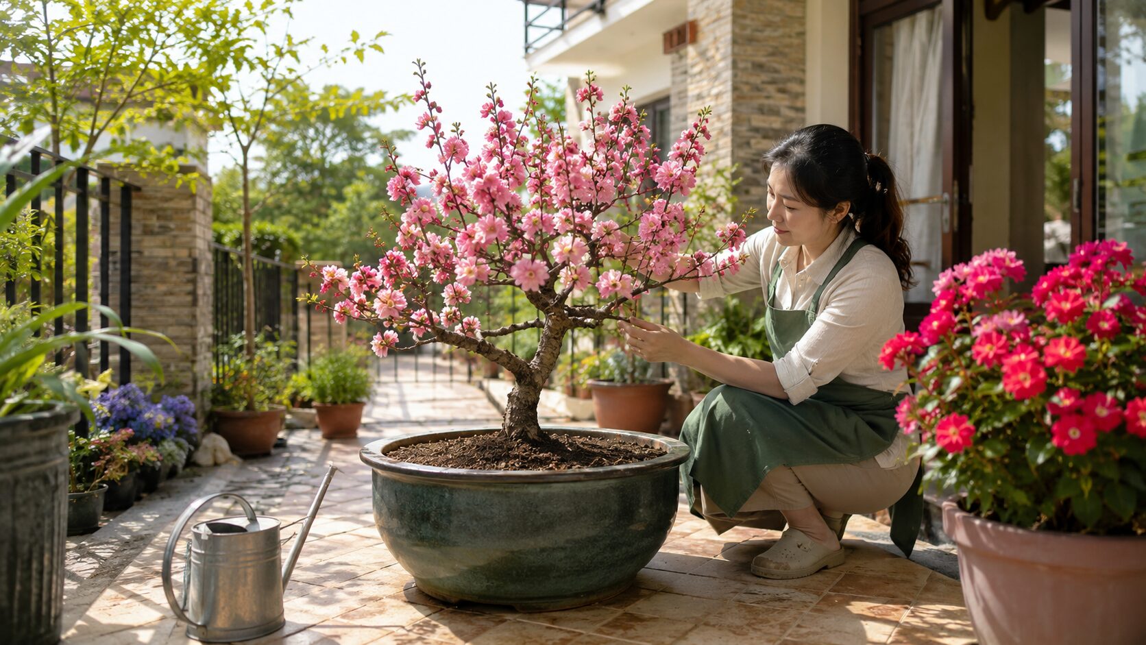 花桃の鉢植えの育て方と手入れ