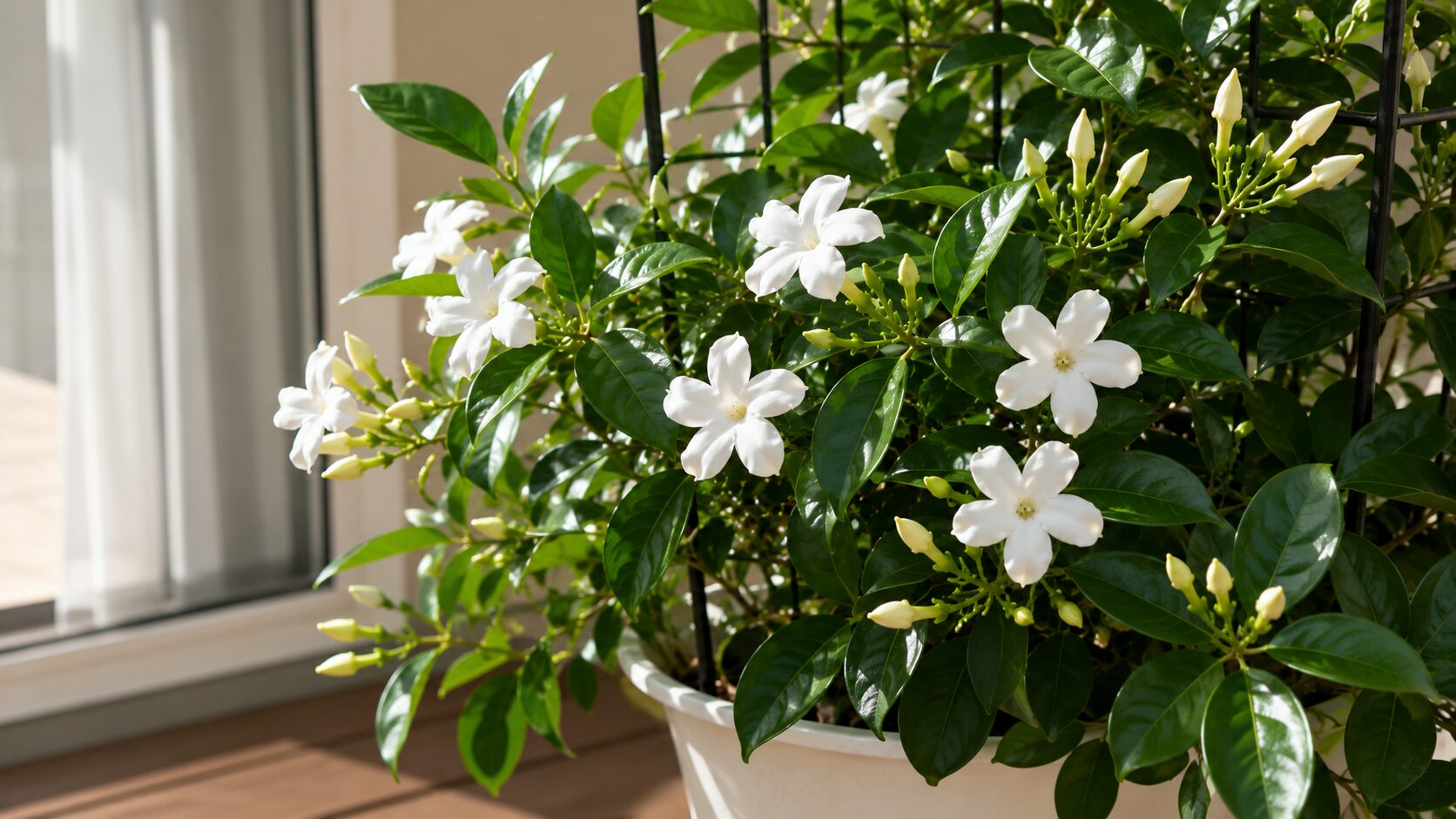 マダガスカルジャスミンの育て方で花を咲かせる