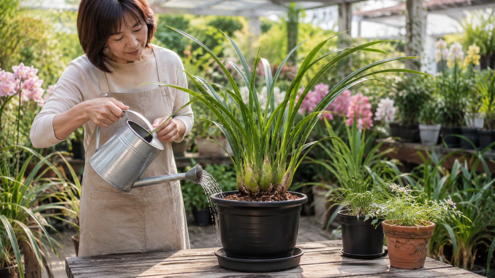 シンビジウムの育て方と芽かき後の管理